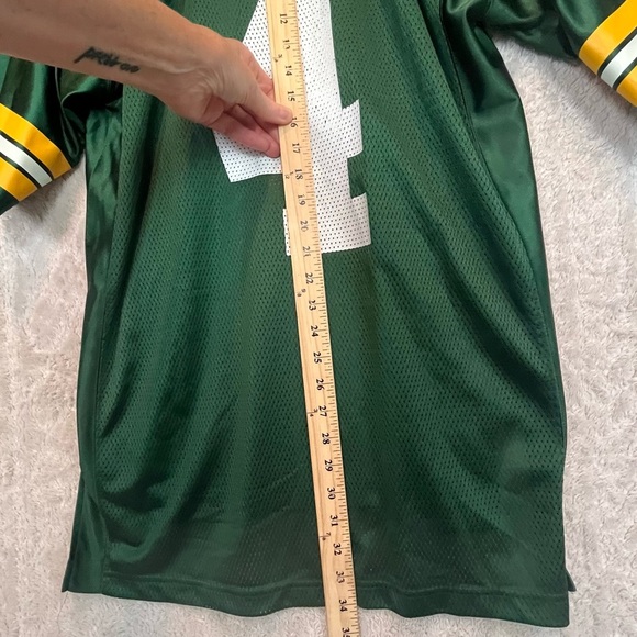 Vintage NFL Green Bay Packers Brett Favre Football Jersey Sz M Reebok Players #4 - Picture 14 of 16